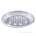 Assadeira de folha de alumínio oval de 6800ml